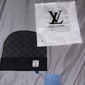 Louis Vuitton Black Beanie